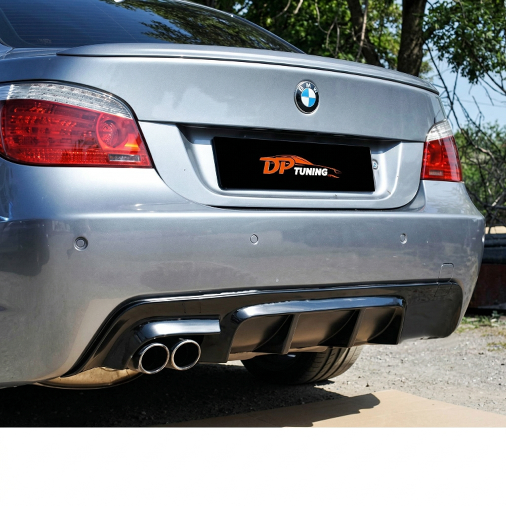 E60 Vorstainer Diffuser Left Output Piano Black Vacuum Plastic / 2003-2010