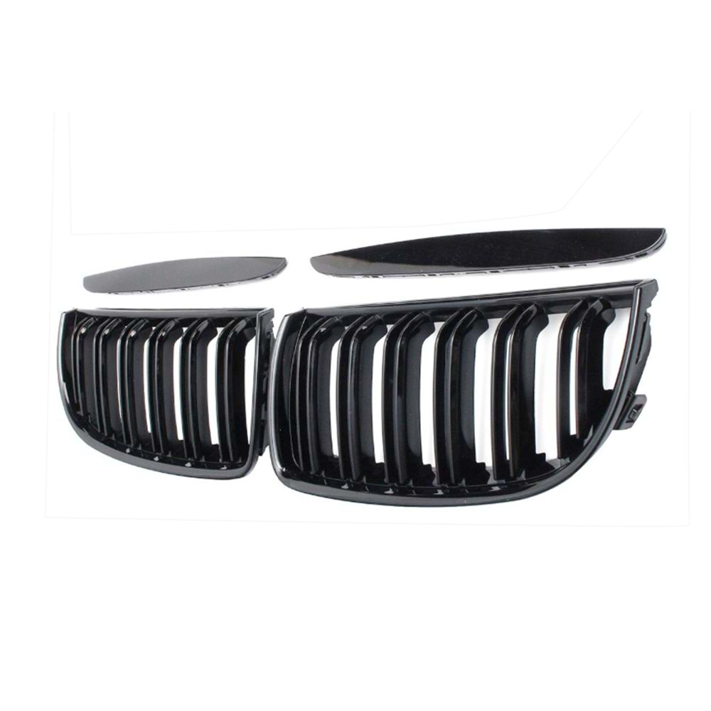 E90 M3 Front Grille Paino Black ABS / 2004-2008