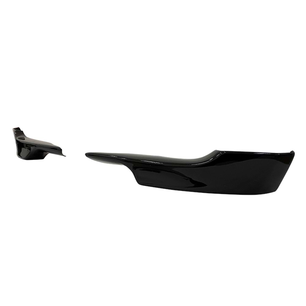 E92 - E93 M Performance Front Flaps Piano Black Vacuum Plastic / 2007-2009