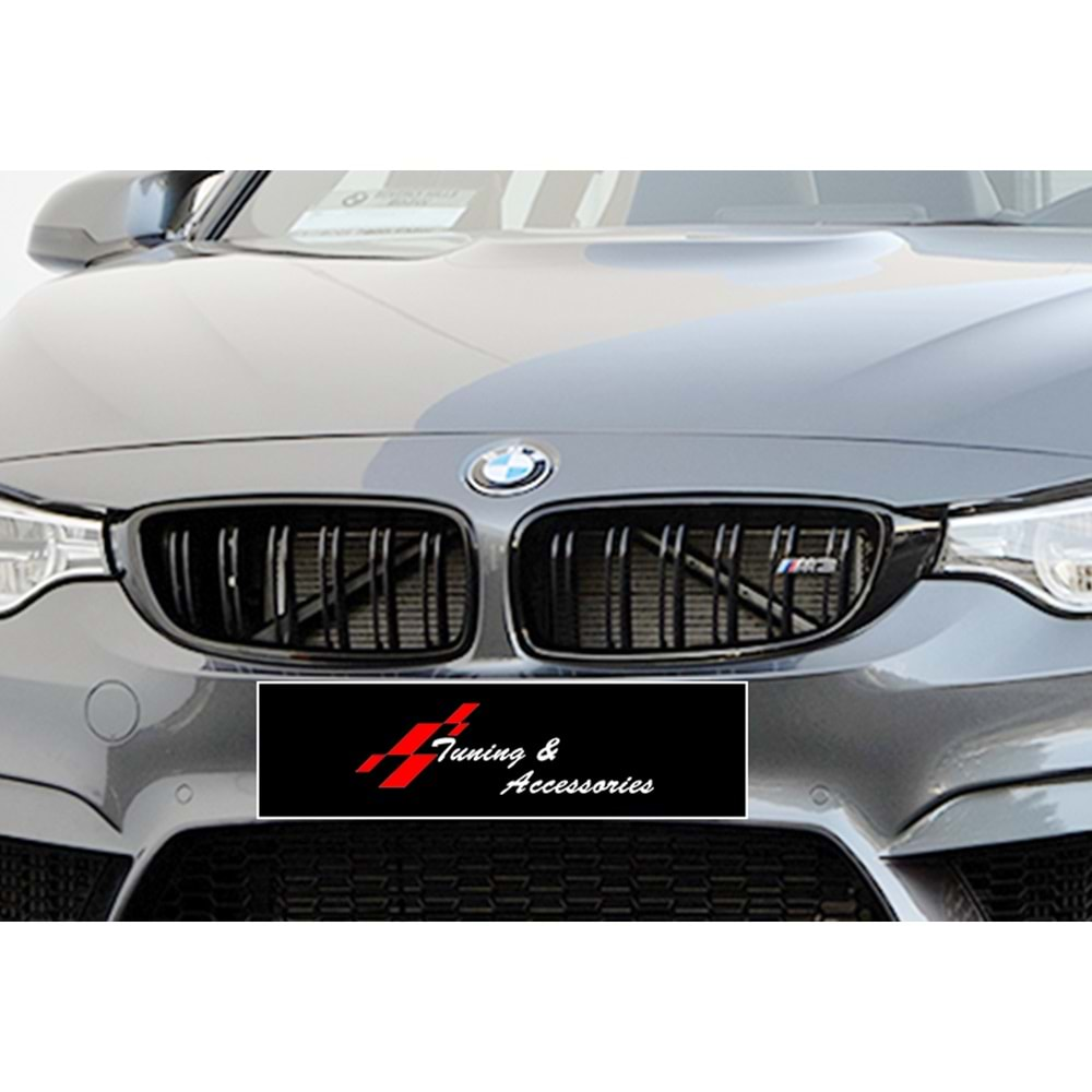 F30 M3 Front Grille Piano Black ABS / 2012-2018