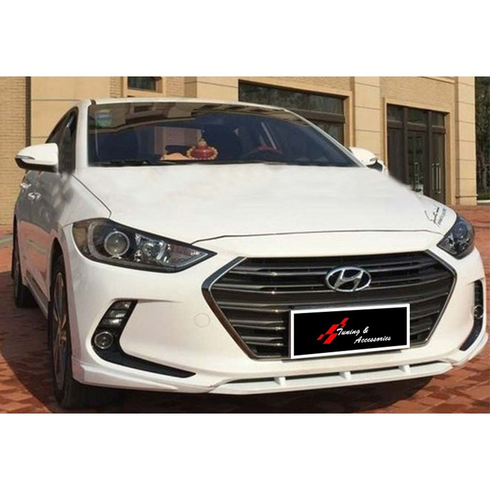 Elantra Front Flap Raw Vacuum Plastic / 2015-2019