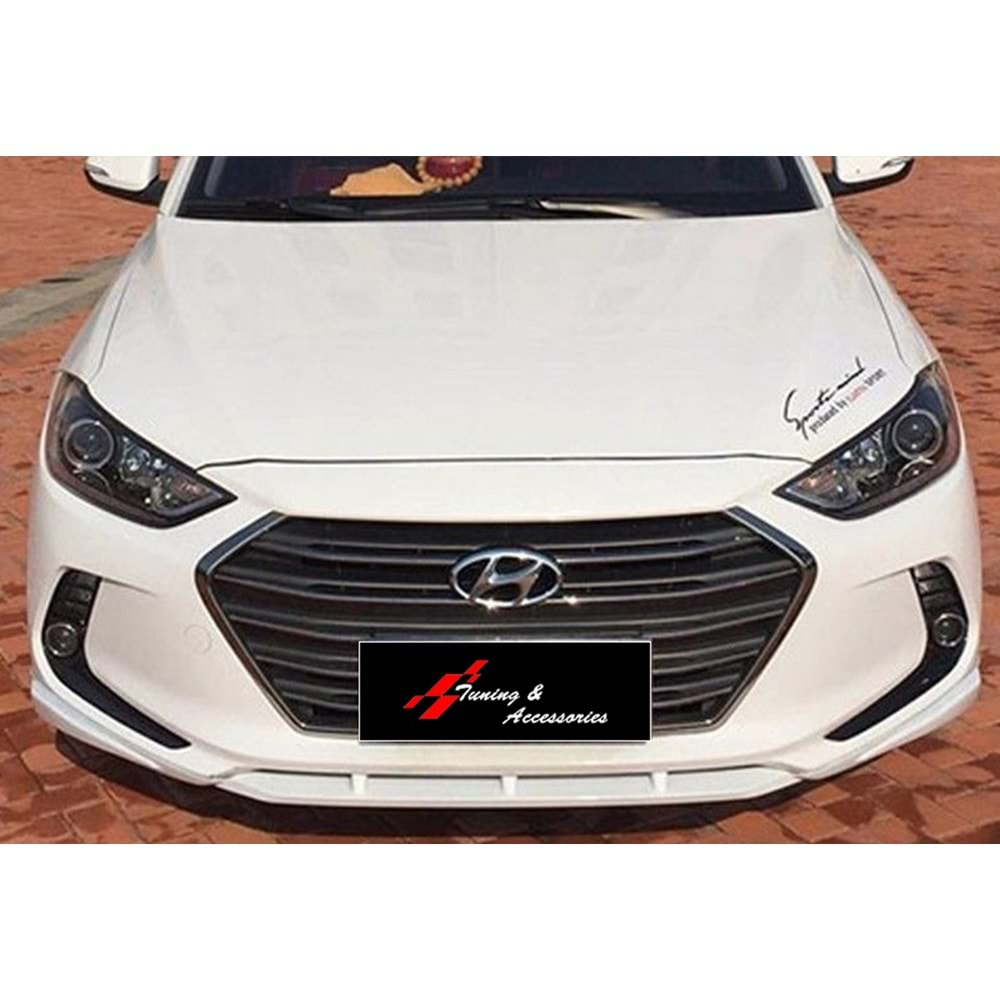 Elantra Front Flap Raw Vacuum Plastic / 2015-2019