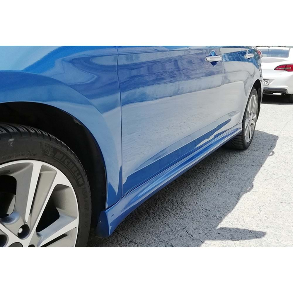 Elantra Sport Side Skirts Raw Surface Vacuum Plastic / 2015-2020