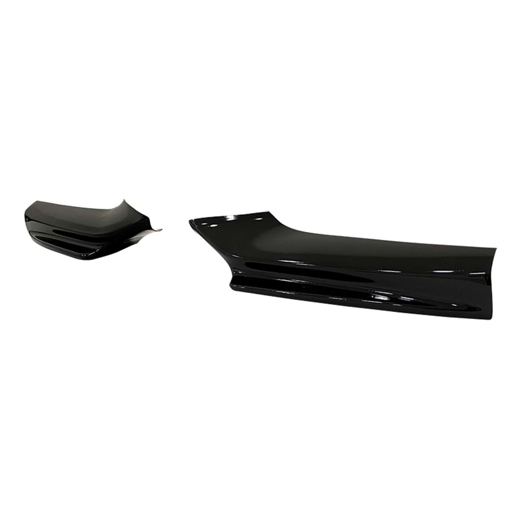 F10 M Performance Front Flaps Piano Black Vacuum Plastic / 2010-2017