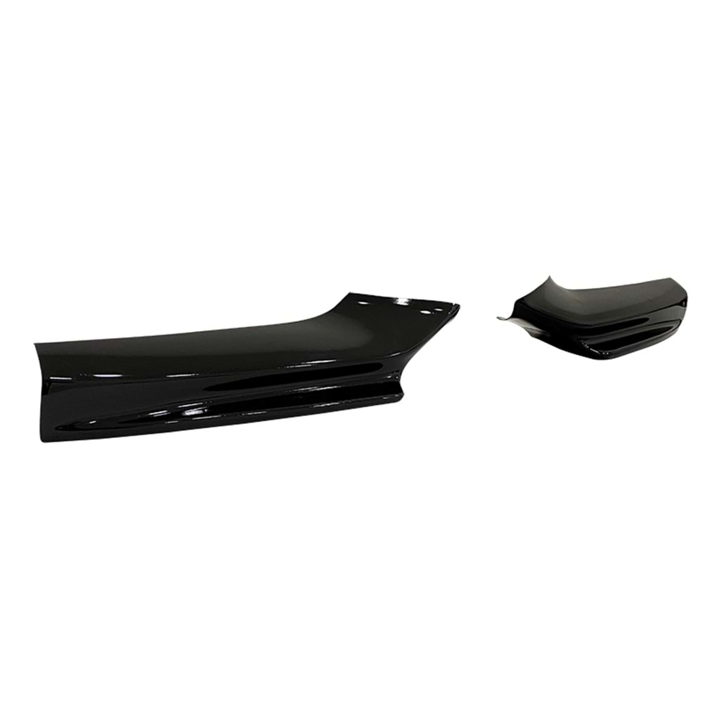 F10 M Performance Front Flaps Piano Black Vacuum Plastic / 2010-2017