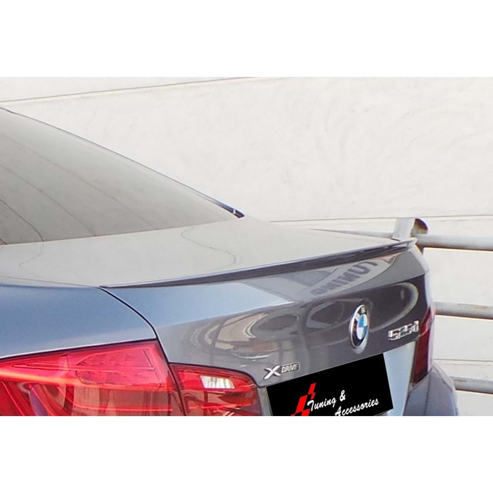 F10 M Sport / Technic Rear Trunk Spoiler Raw Surface ABS / 2010-2017