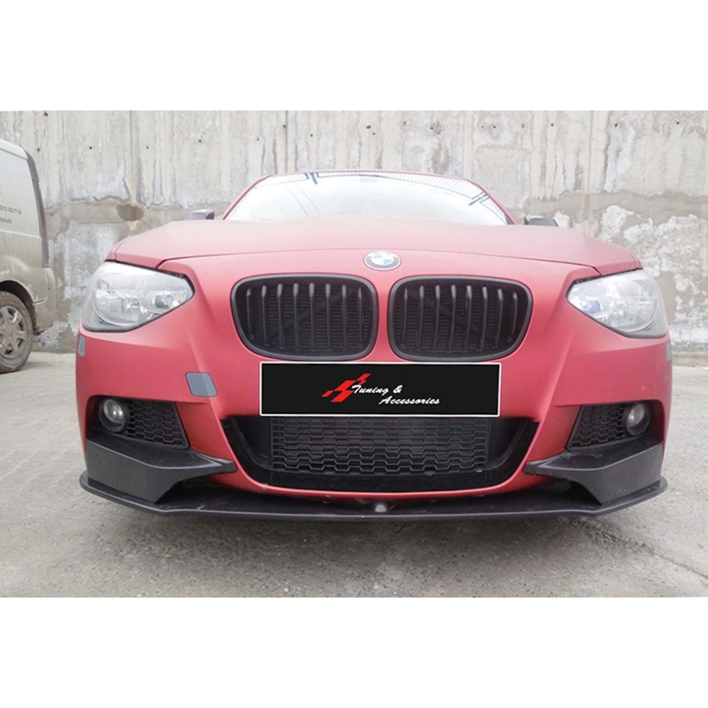 F20 M Performance Style Front Lip Matte Black Surface ABS / 2011-2014