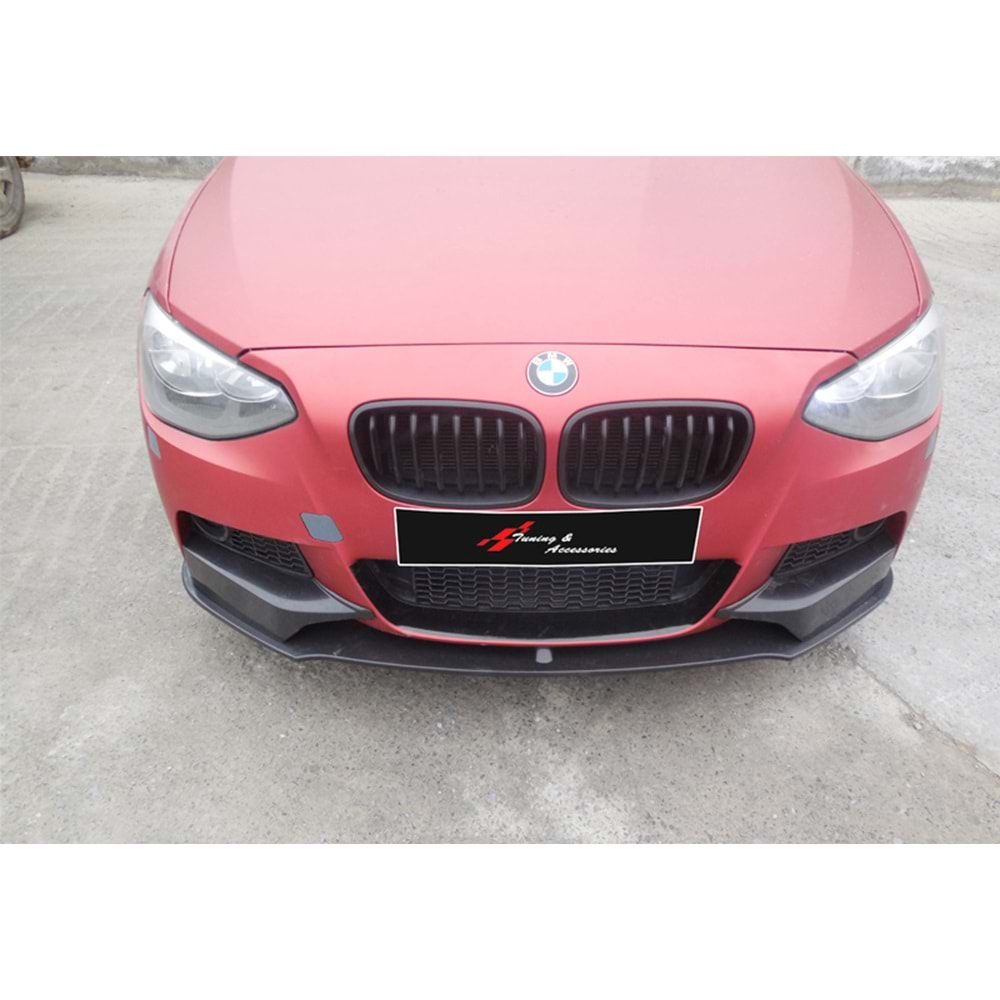 F20 M Performance Style Front Lip Matte Black Surface ABS / 2011-2014