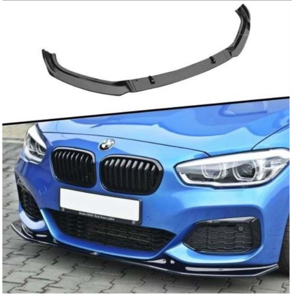 F20 LCI 3 Pieces Front Lip Piano Black Vacuum / 2015-2019