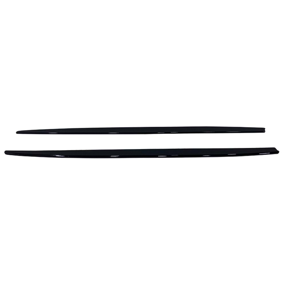 F30 Performance Side Skirt Lower Lip Piano Black Vacuum Plastic / 2012-2018