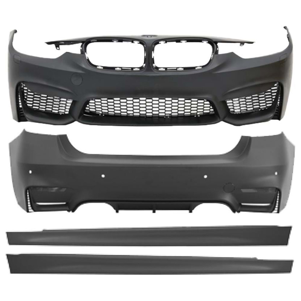 F30 M3 F80 Bodykit Raw ABS / 2012-2018 (Without Fog Lamps)