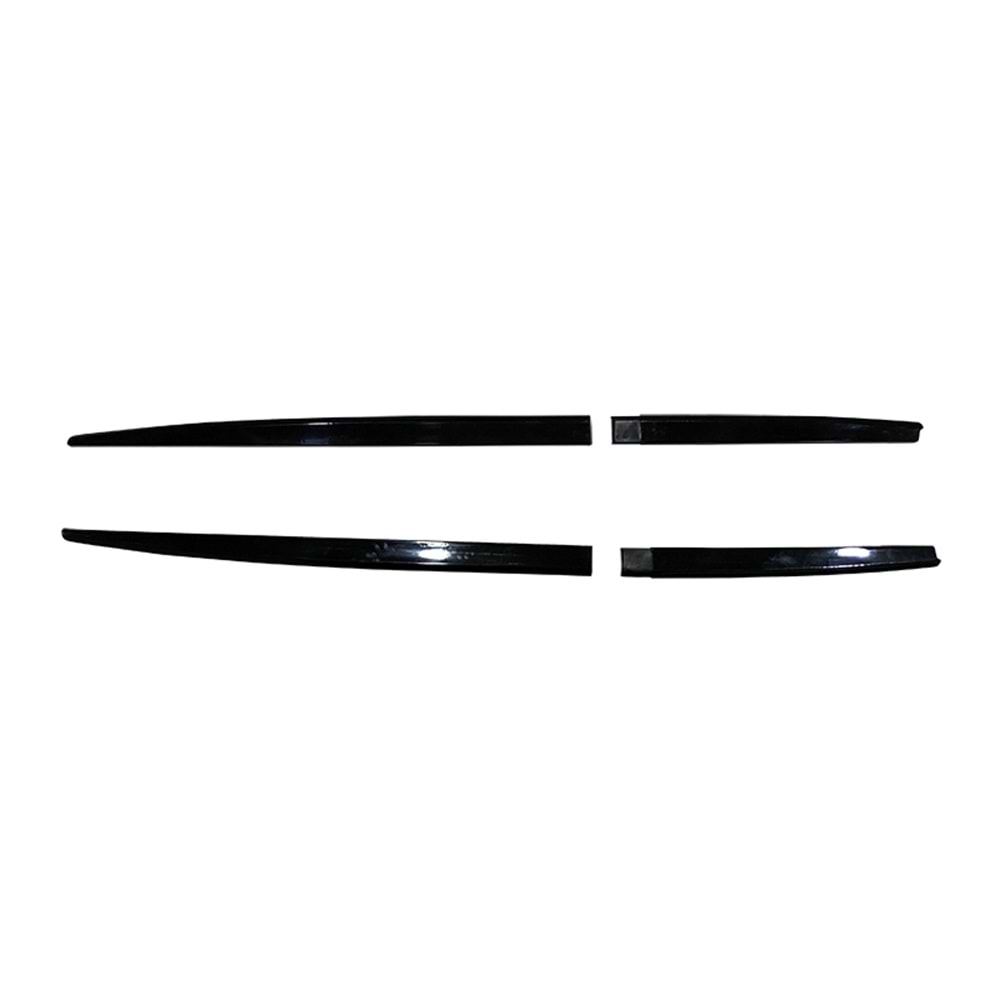 F30 Side Skirts Lower Lip Piano Black ABS / 2012-2018 (4 Pieces)