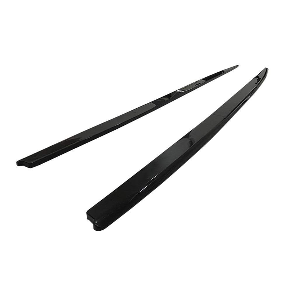 F30 Side Skirts Lower Lip Piano Black ABS / 2012-2018 (4 Pieces)