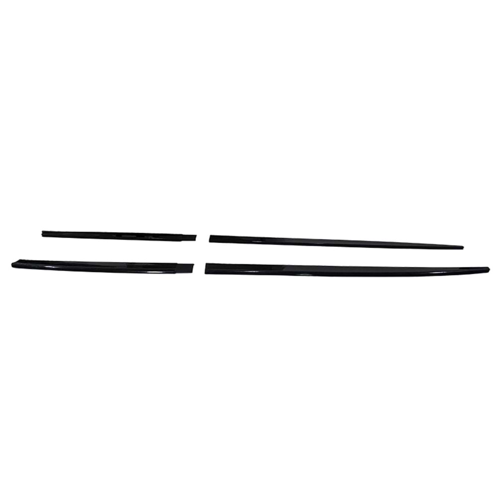 F30 Side Skirts Lower Lip Piano Black ABS / 2012-2018 (4 Pieces)
