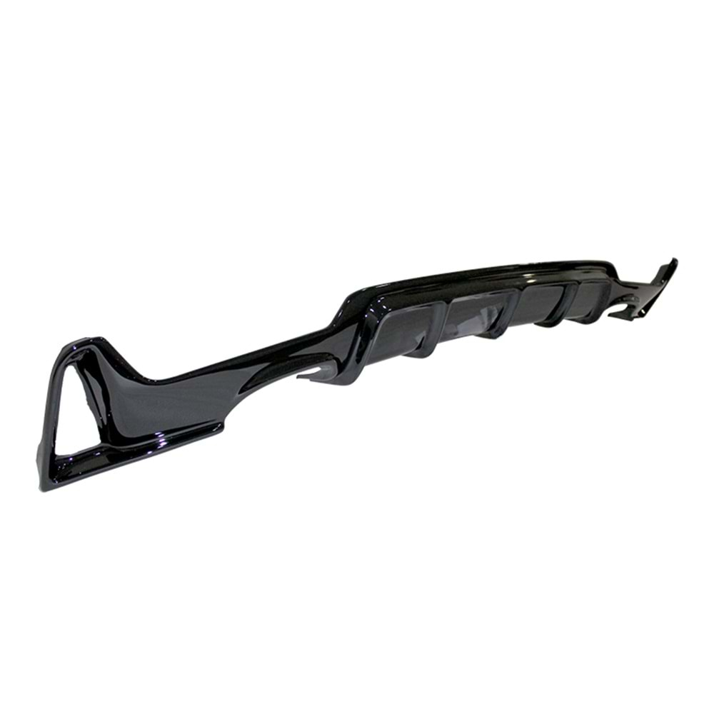 F32 - F33 - F36 M Performance Diffuser R+L Double Output Piano Black Vacuum Plastic / 2014-2020