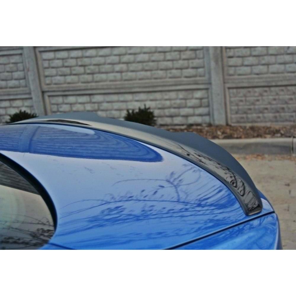 F32 Coupe Max Rear Trunk Cap Spoiler Piano Black Vacuum Plastic / 2014-2020