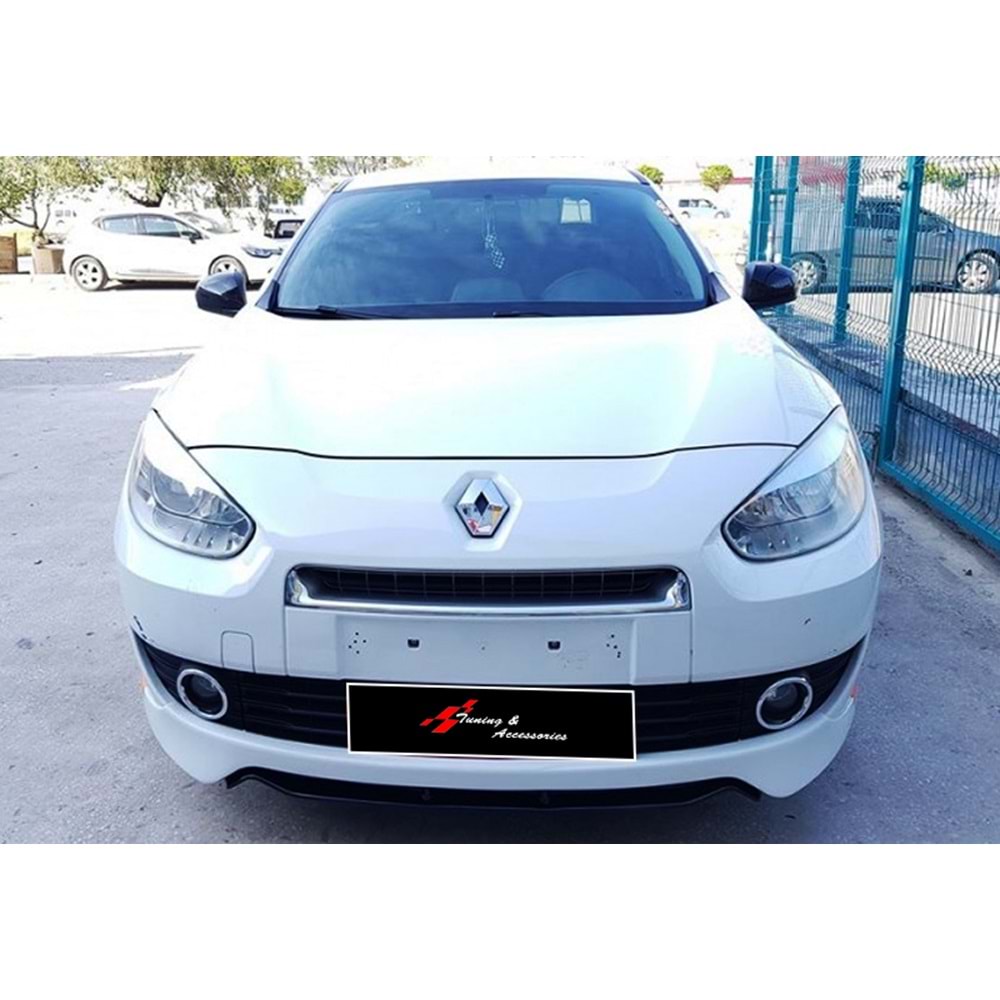 Fluence GT Style Front Lip Raw Vacuum Plastic / 2009-2012