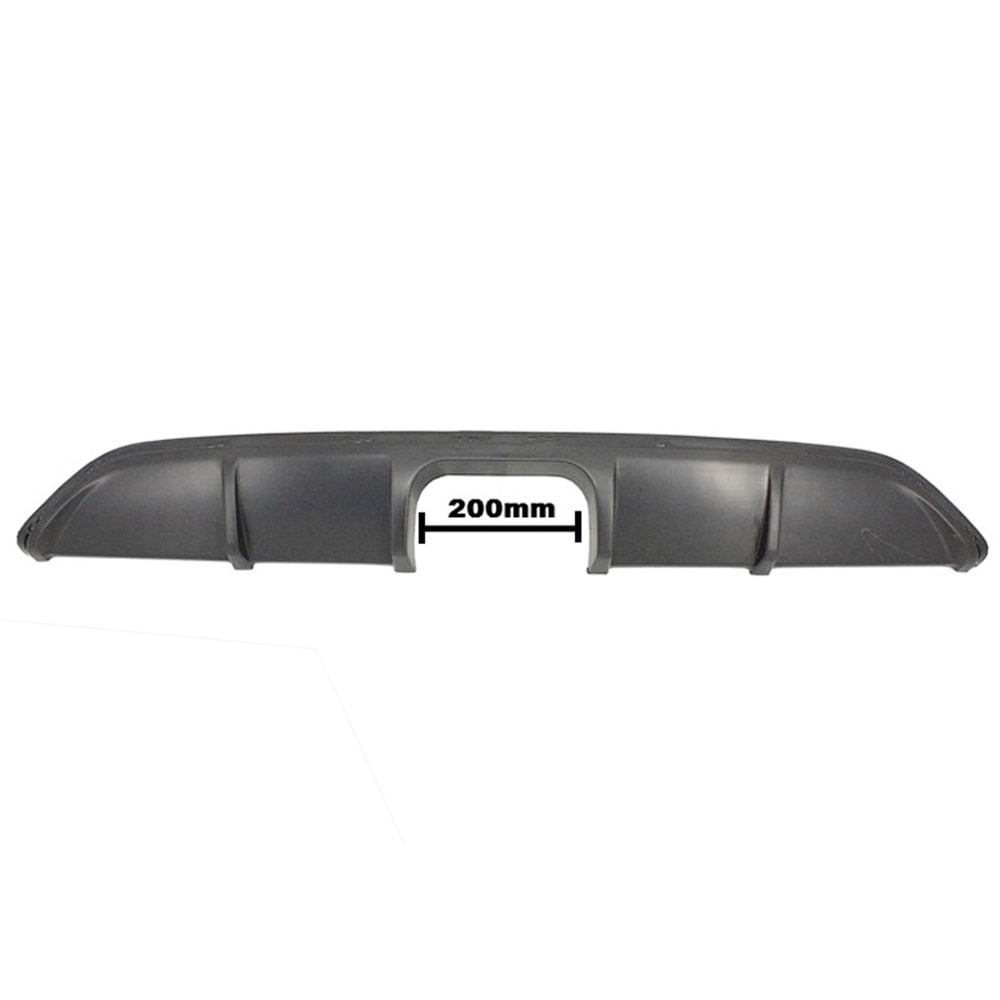 Fortwo FL2 Max Diffuser Primer Painted Fiberglass / 2013-2014 (Middle Double Output)