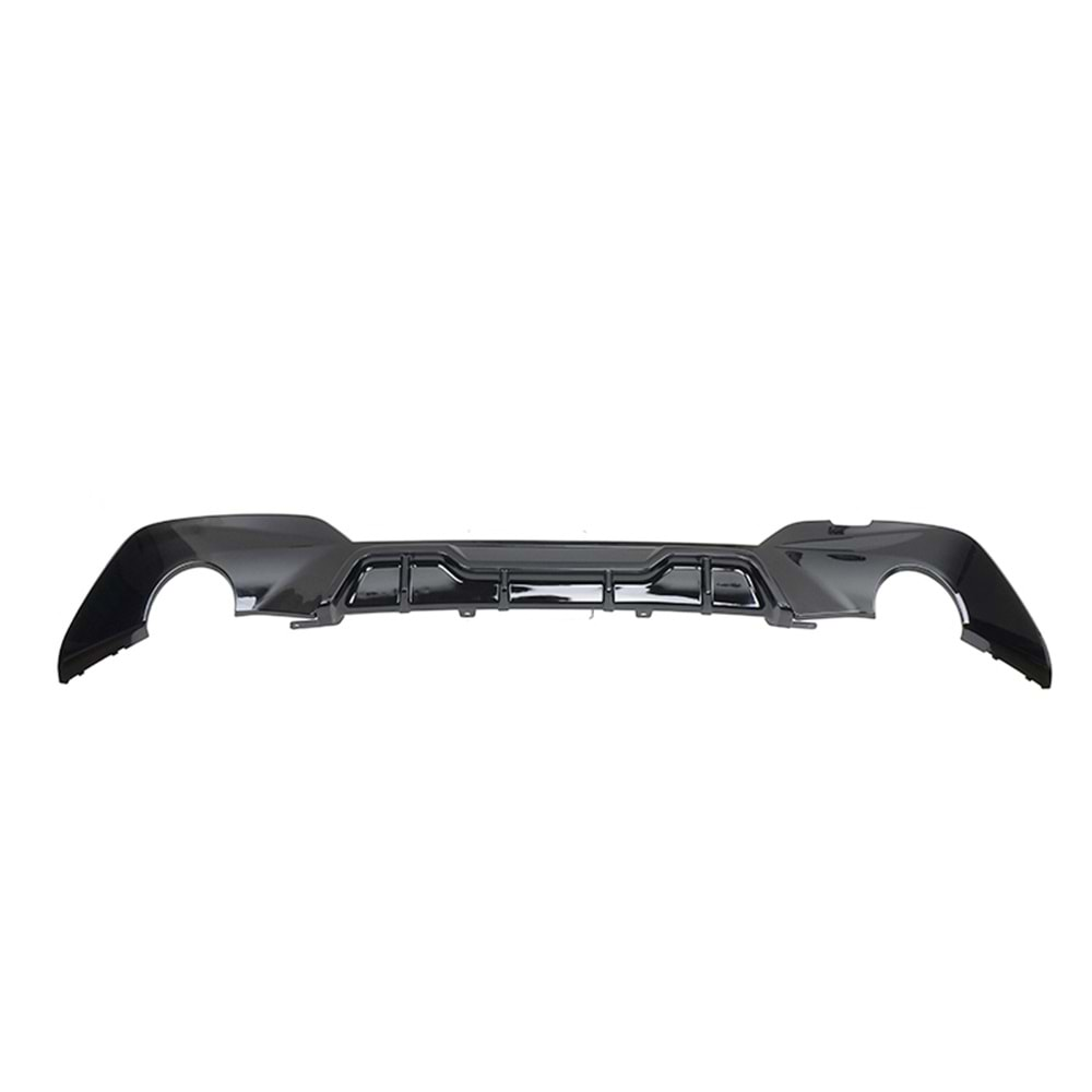 G20 M Sport Rear Diffuser Left+Right Single Outputs Piano Black ABS / 2019 - up