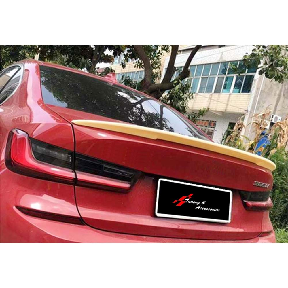 G20 Sport Rear Trunk Spoiler Piano Black ABS / 2019 - UP