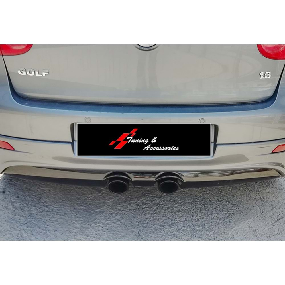 Golf 5 R32 Rear Bumper Lip Raw Surface Vacuum Plastic / 2003-2009