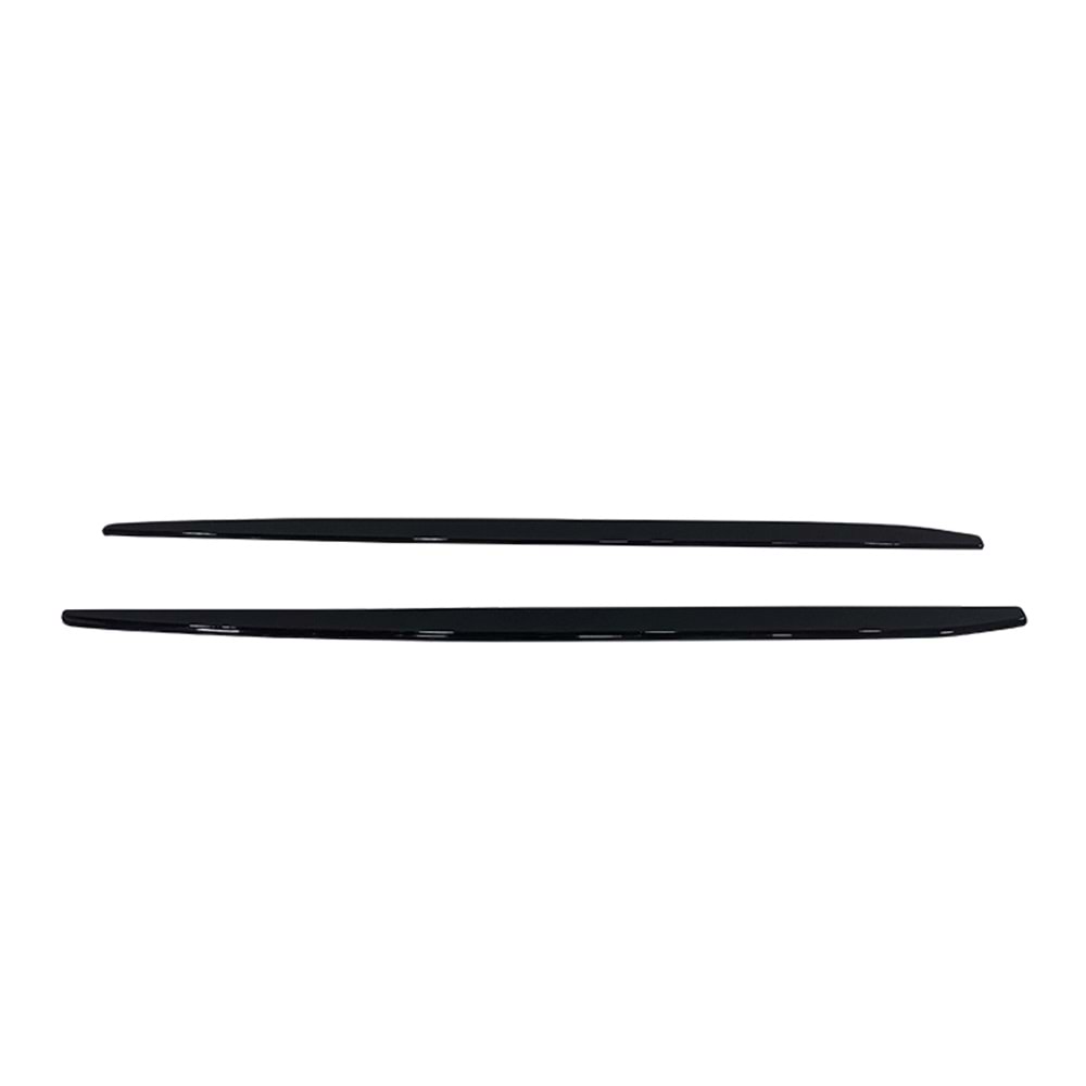 Golf 7 Side Skirt Lower Lip Piano Black Vacuum Plastic / 2012-2020