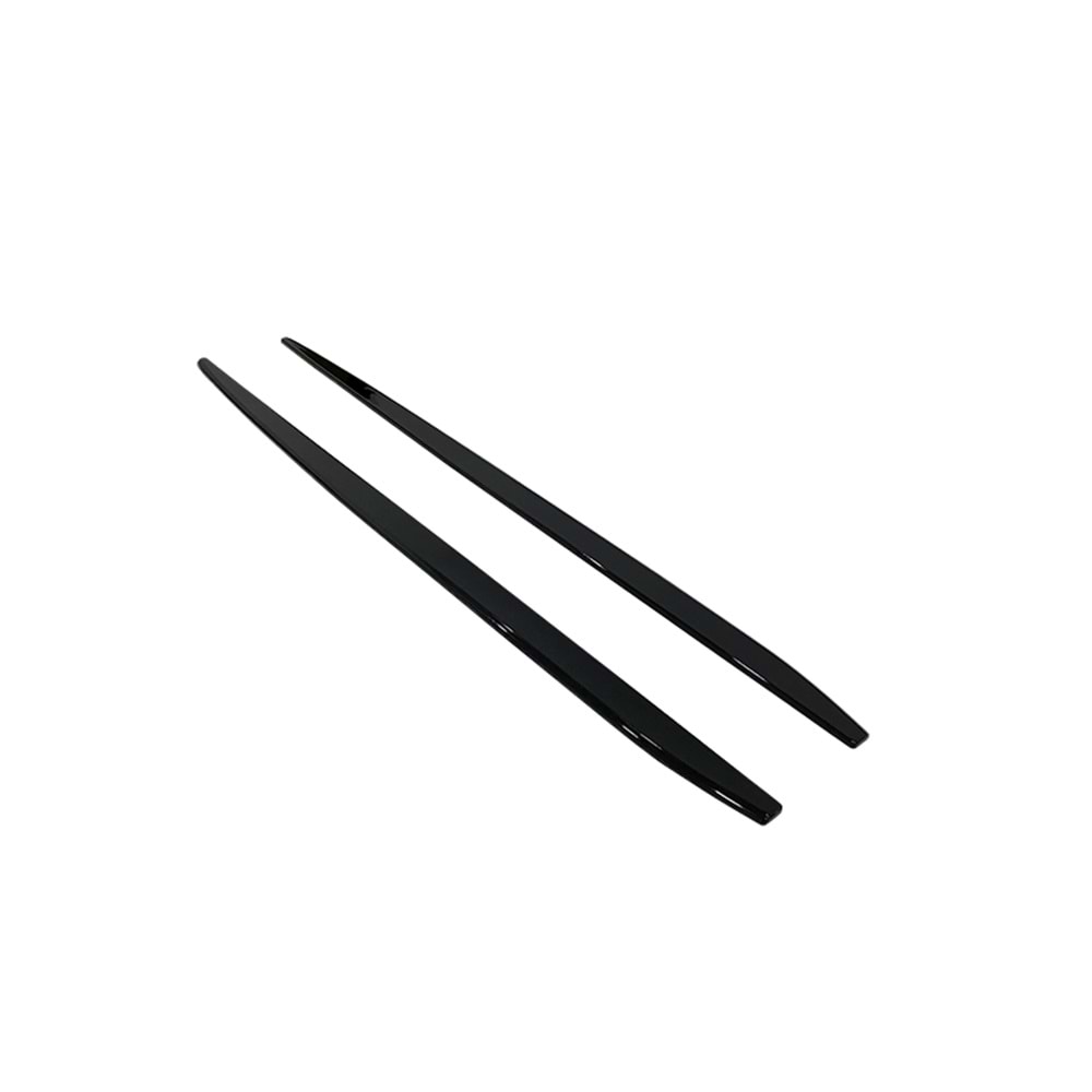 Golf 7 Side Skirt Lower Lip Piano Black Vacuum Plastic / 2012-2020