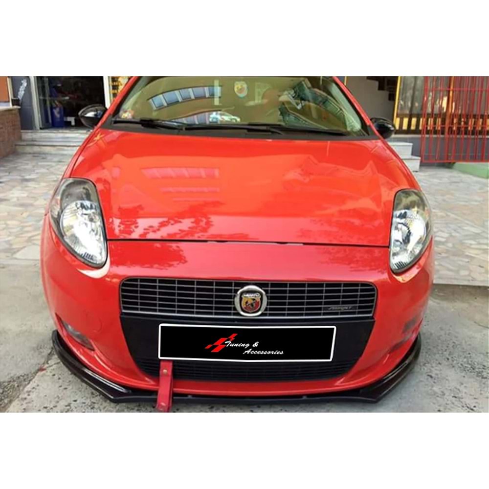 Punto HB Basic Front Lip Piano Black Vacuum Plastic / 2005-2009