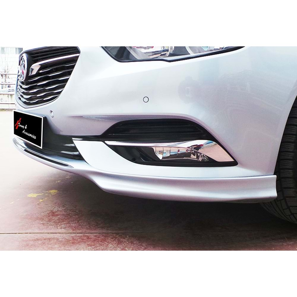 Insigna B OPC Line Front Lip Raw Vacuum Plastic / 2017-2020