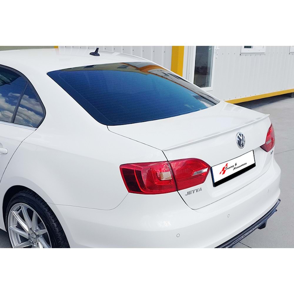 Jetta Mk6 Rear Trunk Anatomic Spoiler Raw Surface ABS / 2010-2018