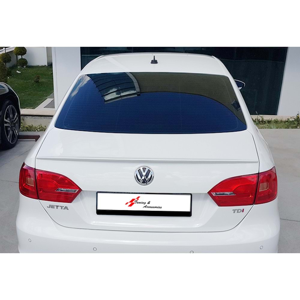 Jetta Mk6 Rear Trunk Anatomic Spoiler Raw Surface ABS / 2010-2018