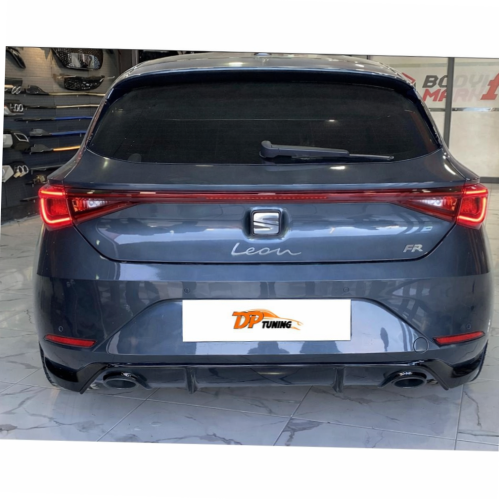 Leon Mk4 Rear Bumper Lip Raw Surface Vacuum Plastic / 2020 -