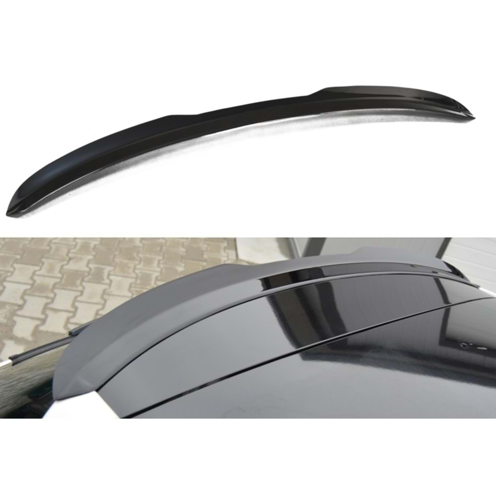 Leon Mk3 Max Rear Cupra/FR Cap Spoiler Piano Black Vacuum Plastic / 2012-2020