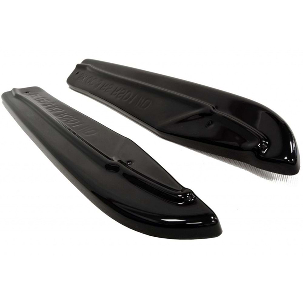 Octavia Mk3 RS Max Rear Flaps Piano Black Vacuum Plastic / 2012-2020