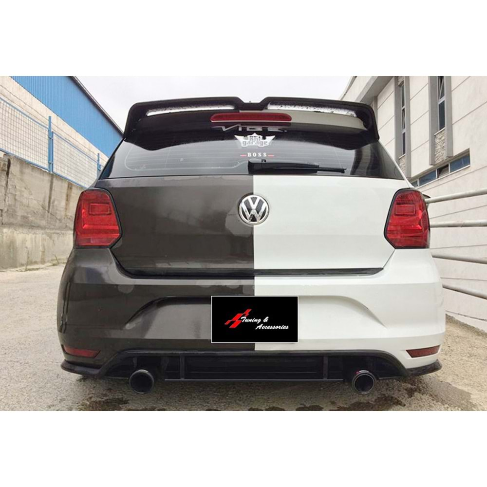 Polo Mk5 Oettinger Rear Spoiler Raw Surface ABS / 2009-2017