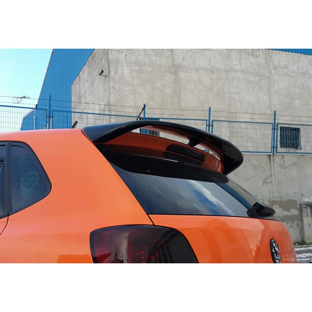 Polo Mk5 Roof R Style Spoiler Primer Painted Fiberglass / 2009-2017