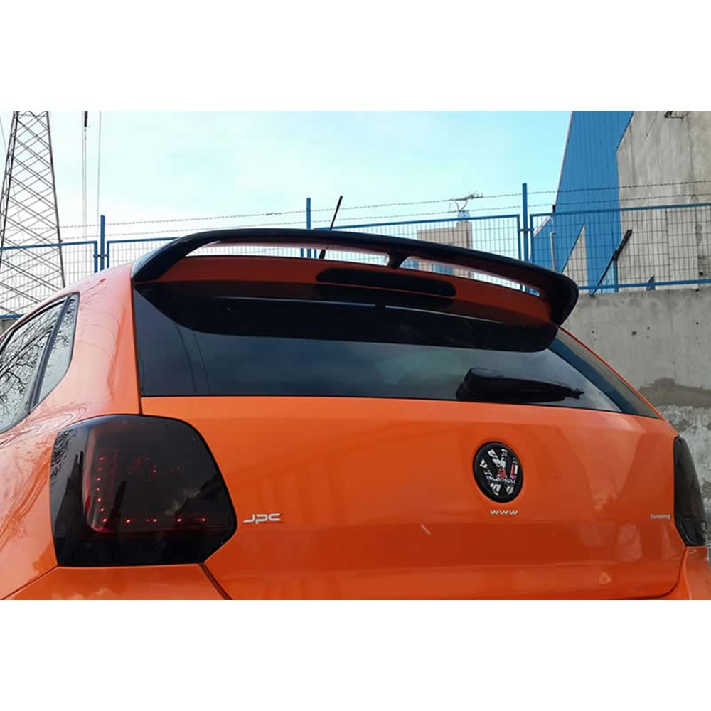 Polo Mk5 Roof R Style Spoiler Primer Painted Fiberglass / 2009-2017