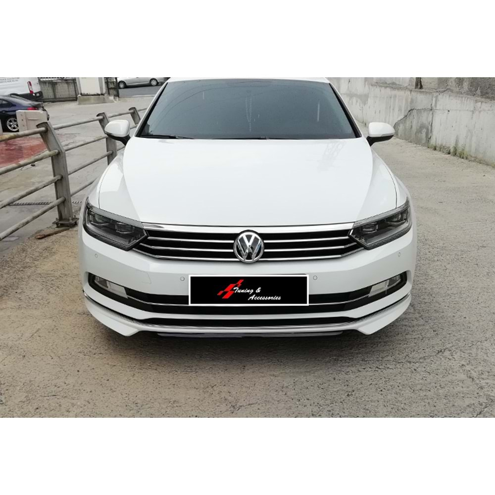 Passat B8 Sport Model Front Lip Raw Surface Vacuum Plastic / 2015-2019