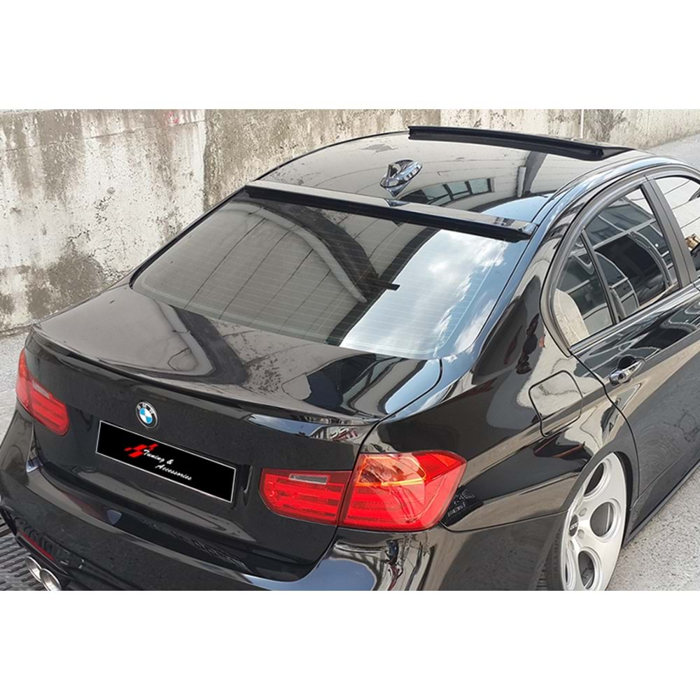 F30 ACS Rear Roof Spoiler Piano Black ABS / 2012-2018