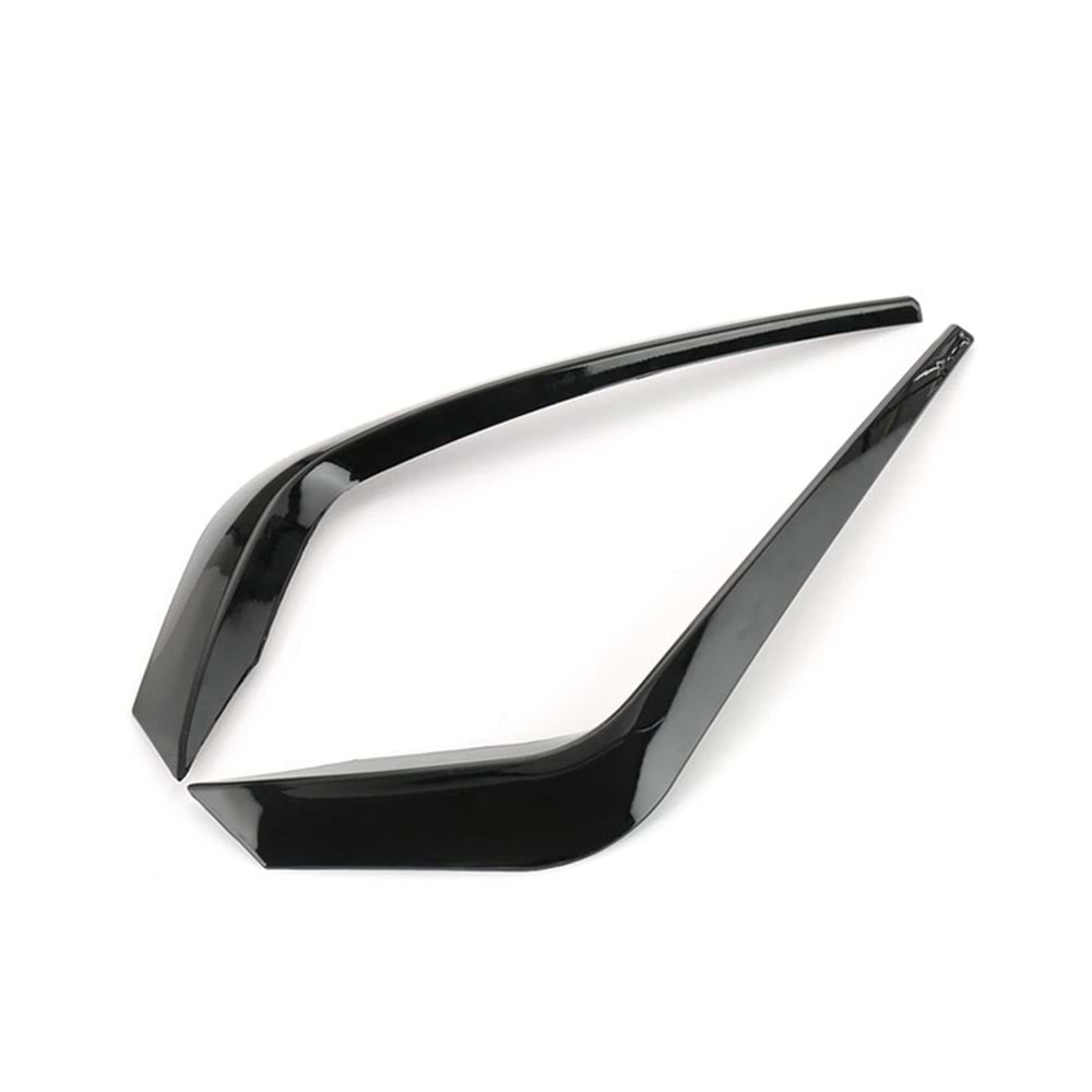 Superb MK3 Max Front Light Frames Piano Black Vacuum Plastic Set / 2015-2019