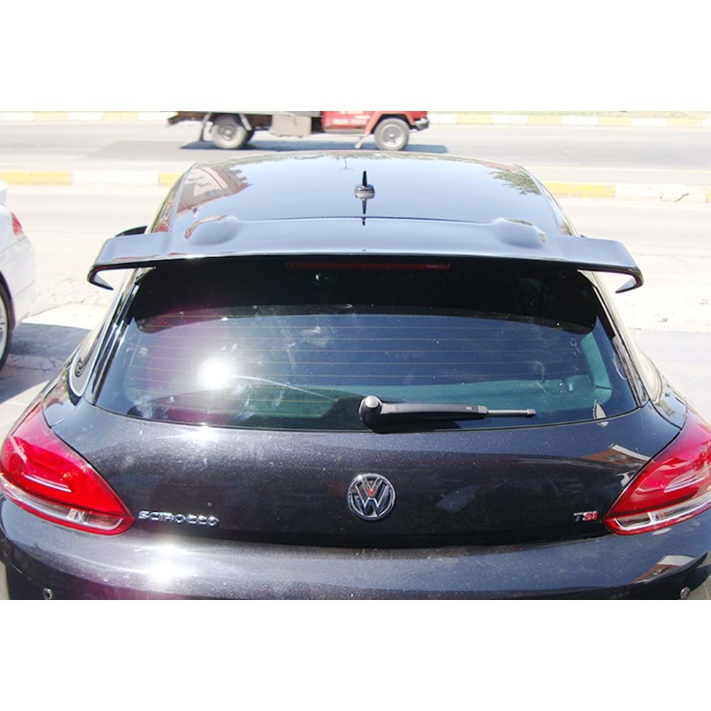 Scirocco R Cup Roof Spoiler Spoiler Primered Fiberglass / 2008-2013