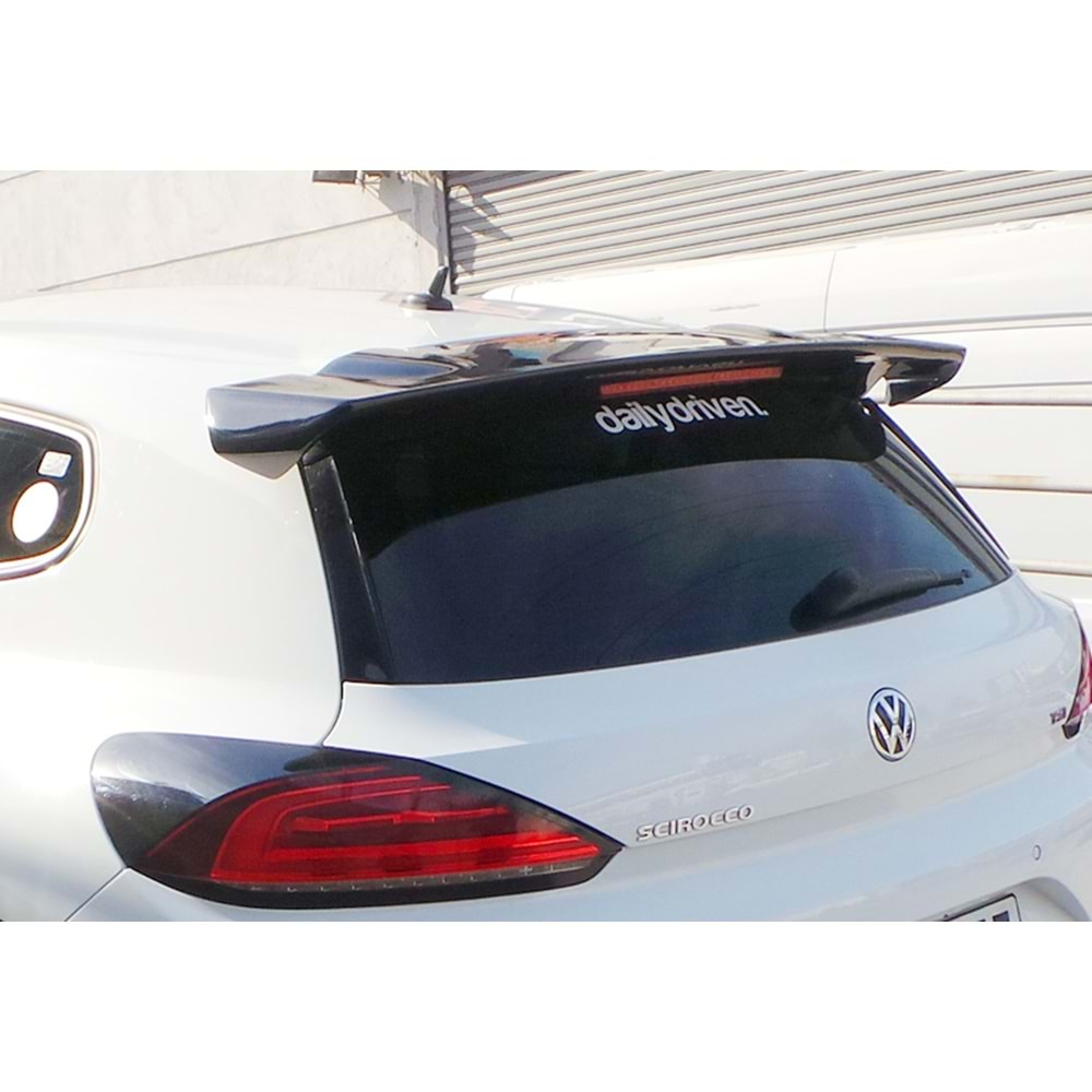 Scirocco FL R Cup Roof Spoiler Primer Surface Fiberglass / 2014-2017