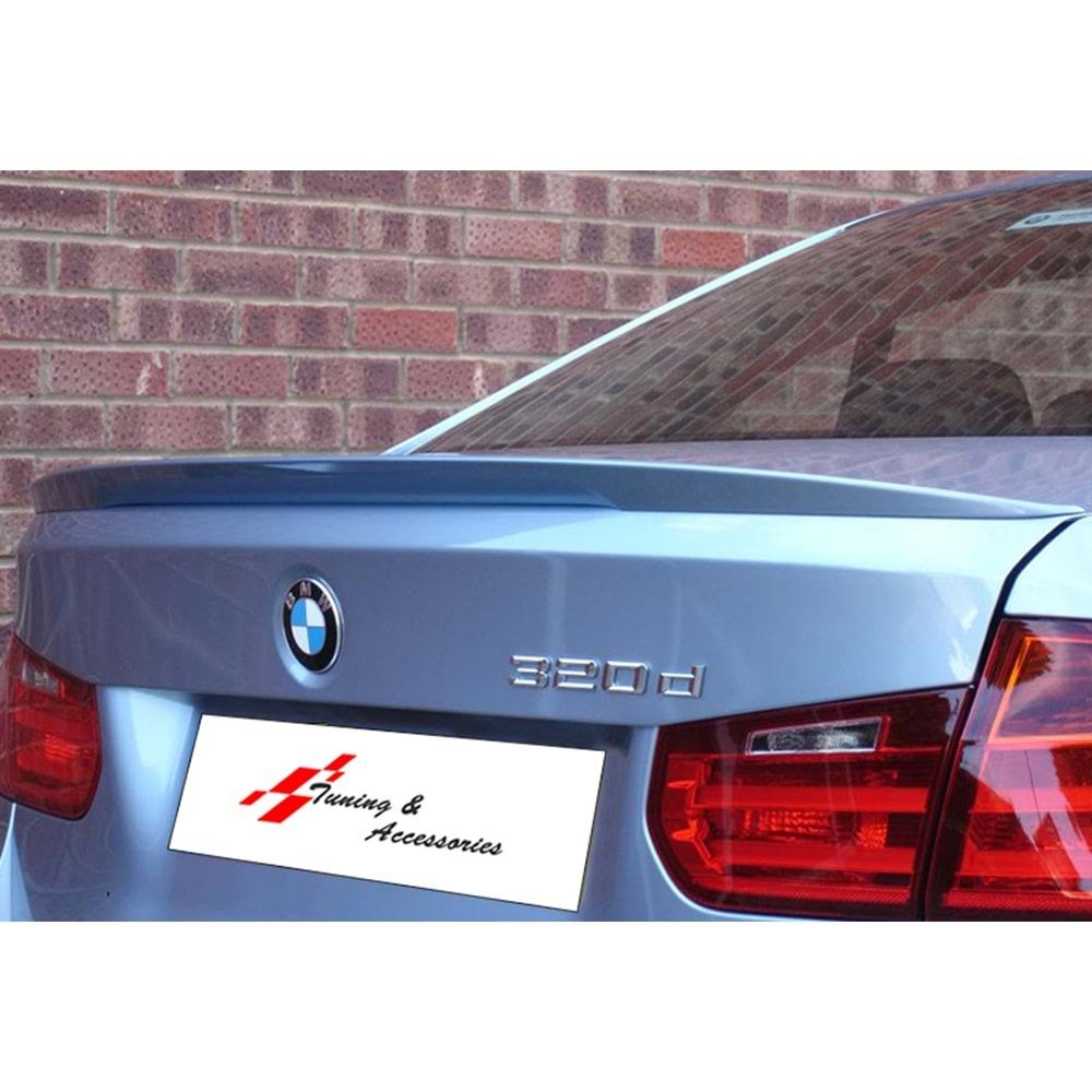 F30 M Performance Rear Tailgate Spoiler Raw ABS / 2012-2018