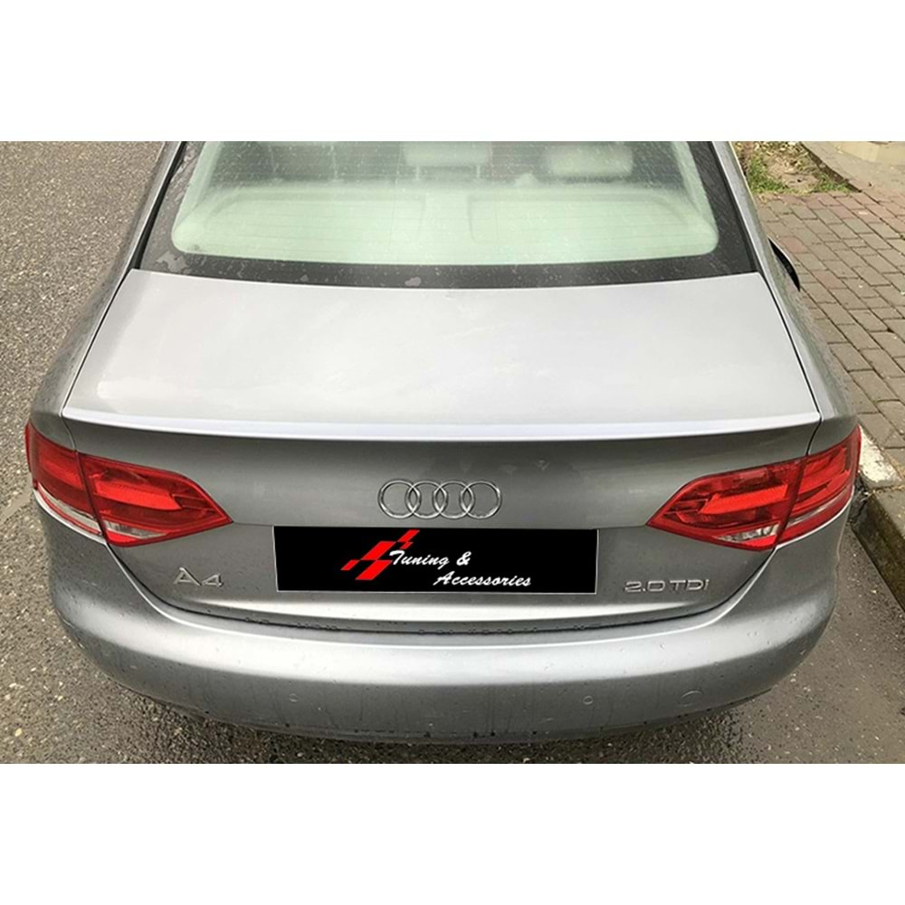 A4 B8 Anatomik Style Rear Trunk Spoiler Raw ABS / 2008-2015