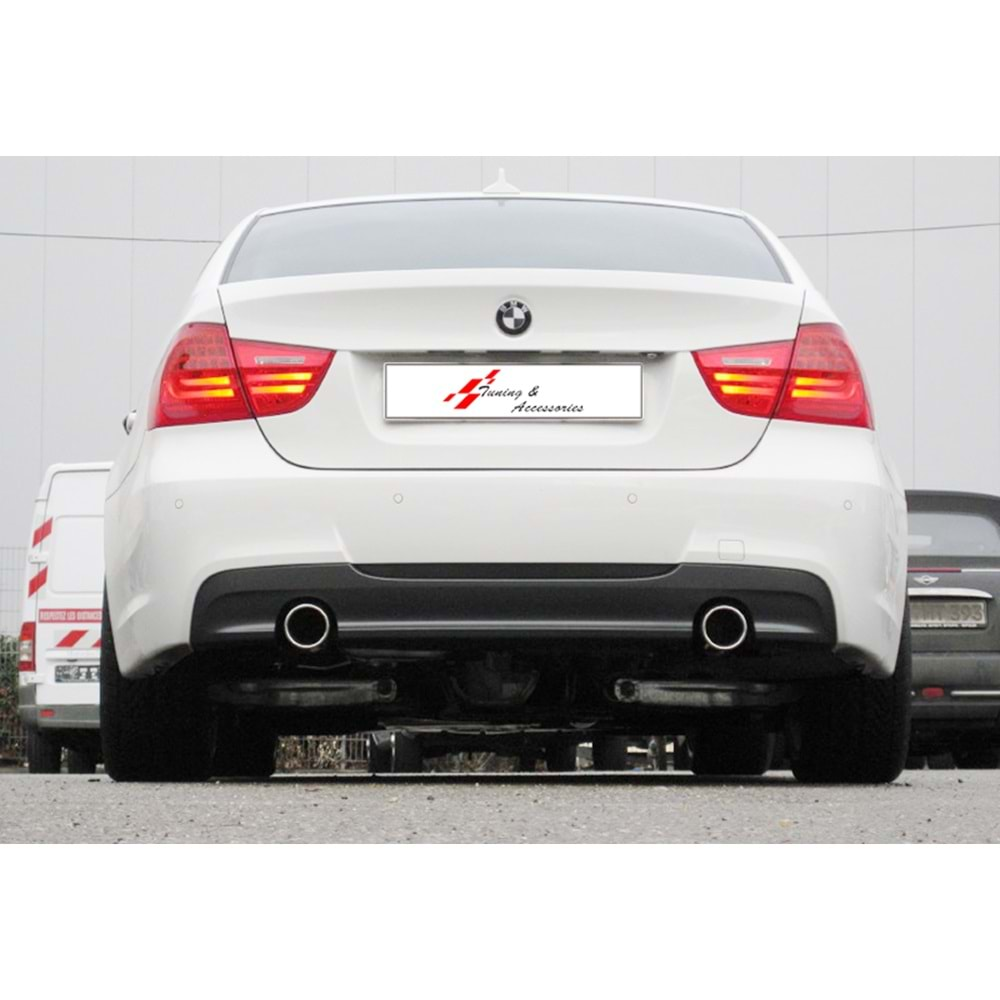 E90 M Technic Diffuser Gray ABS / 2004-2011 (R+L Single Output)