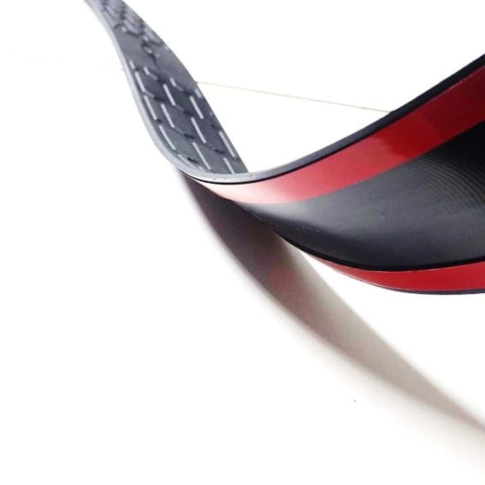 Universal Elite V2 Style Rear Bumper Protector Matte Black ABS / 75 CM