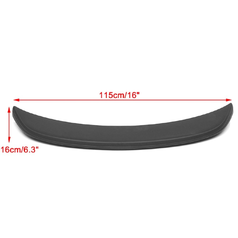 Beetle A5 Under Glass Rear Spoiler Raw ABS / 2011-2019