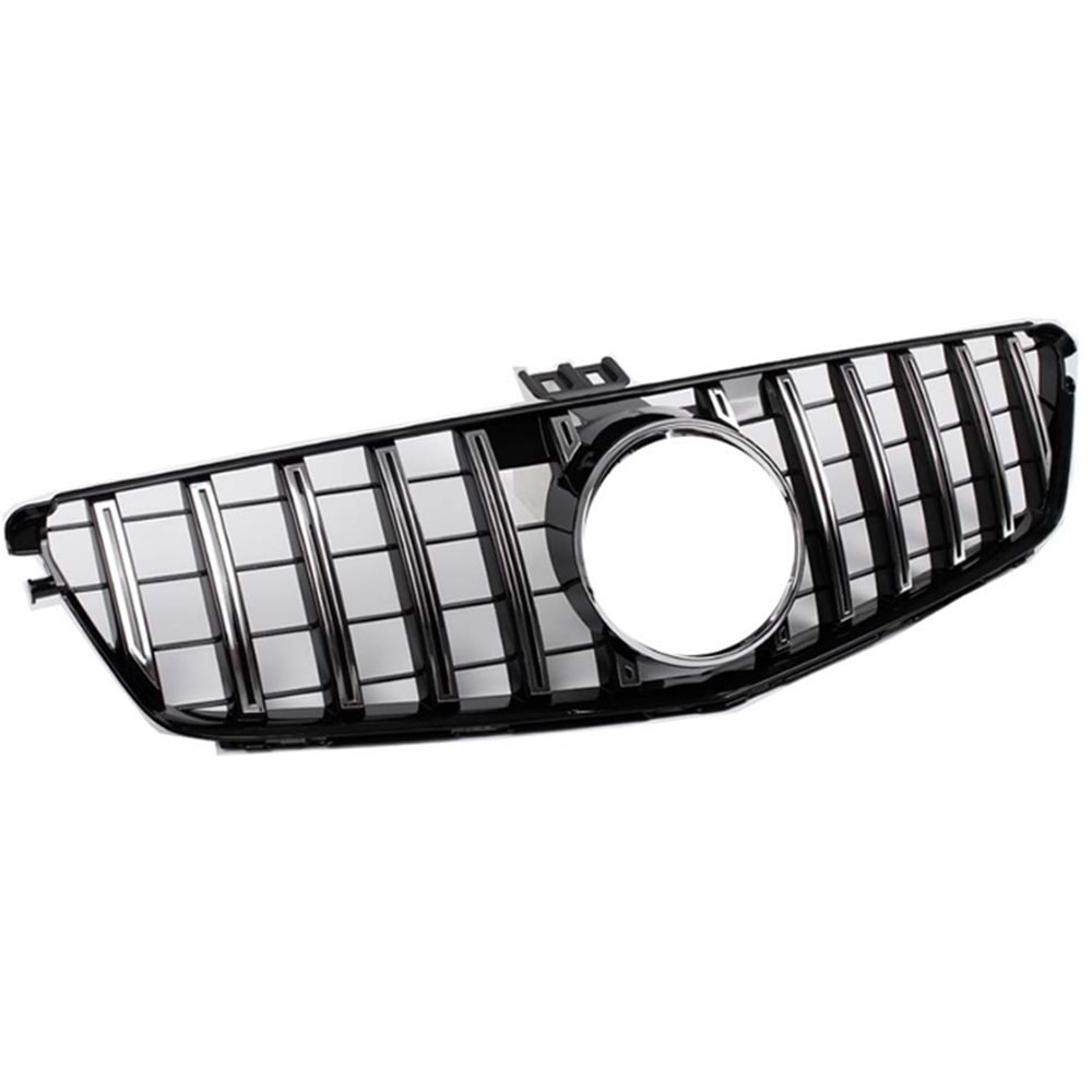 W204 GTR Front Grille ABS / 2007-2014 (Chrome Line + Piano Black)