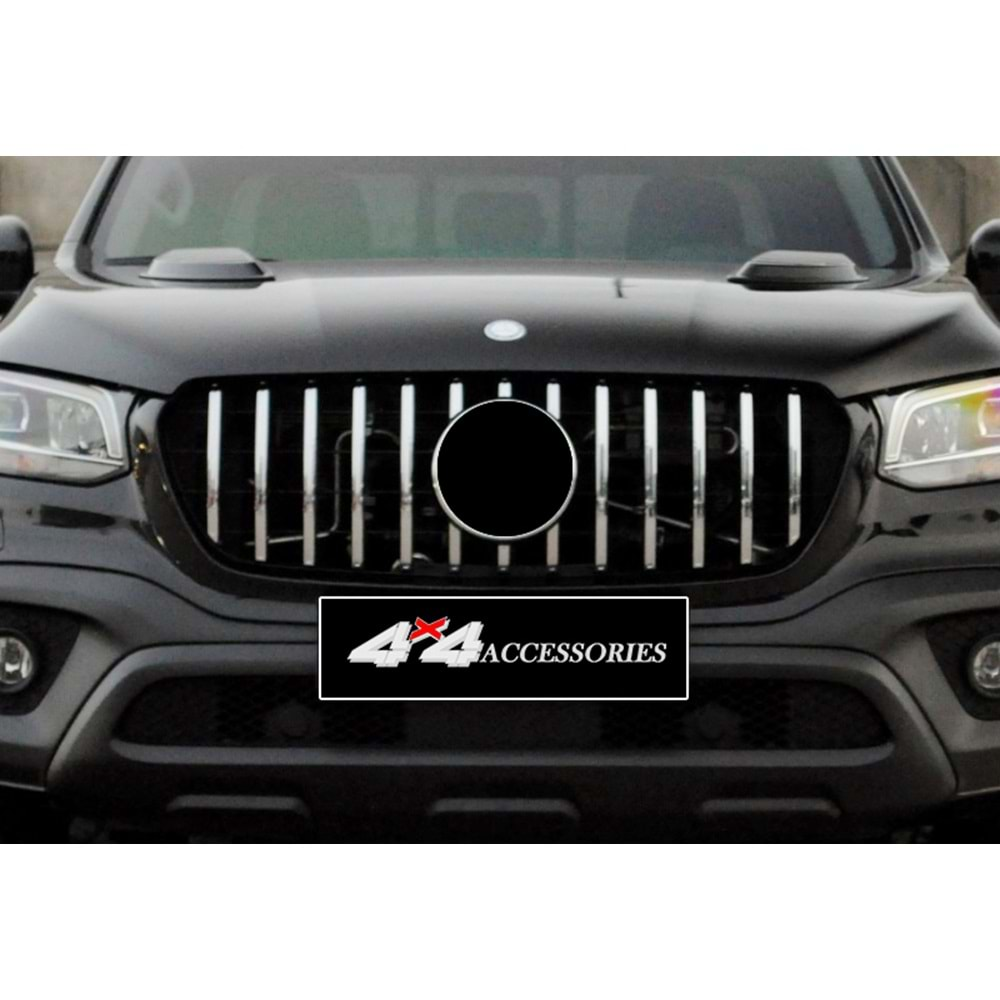 X Class GTR Front Grille ABS / 2017-2020 (Chrome + Piano Black)