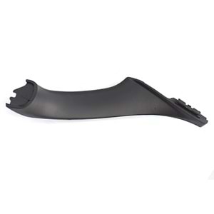Inside Door Panel Pull Handle, Front or Rear/Right/Inside, Black/Softage, Oem St., ABS